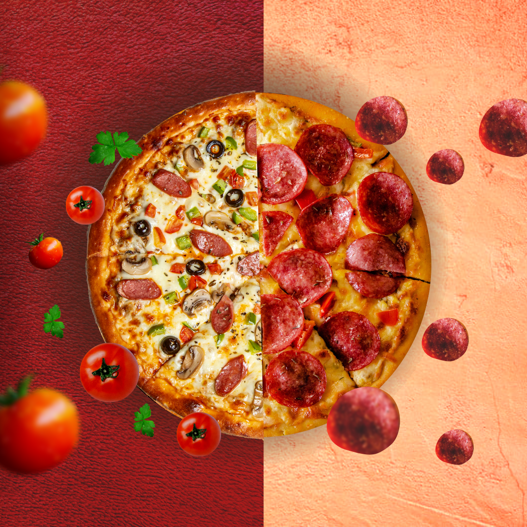 Pizza Meio-a-Meio
